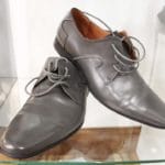 Chaussures en cuir grises Lya Création