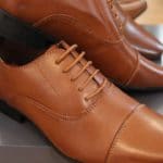 Chaussures en cuir brunes Lya Création